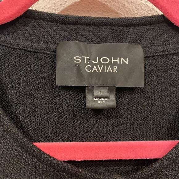 St. John Caviar Knit Jacket - Picture 2 of 3